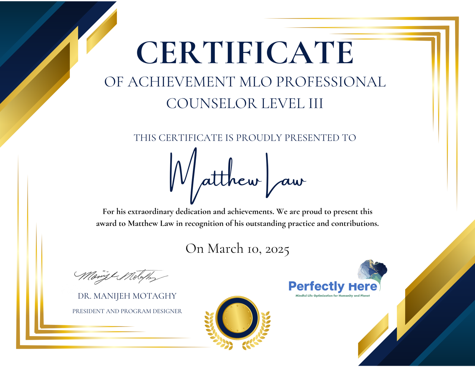 MLO Professional Counselor